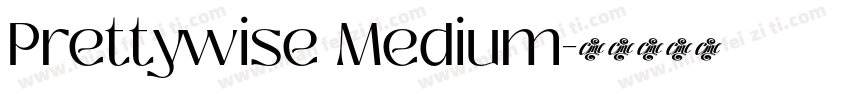Prettywise Medium字体转换